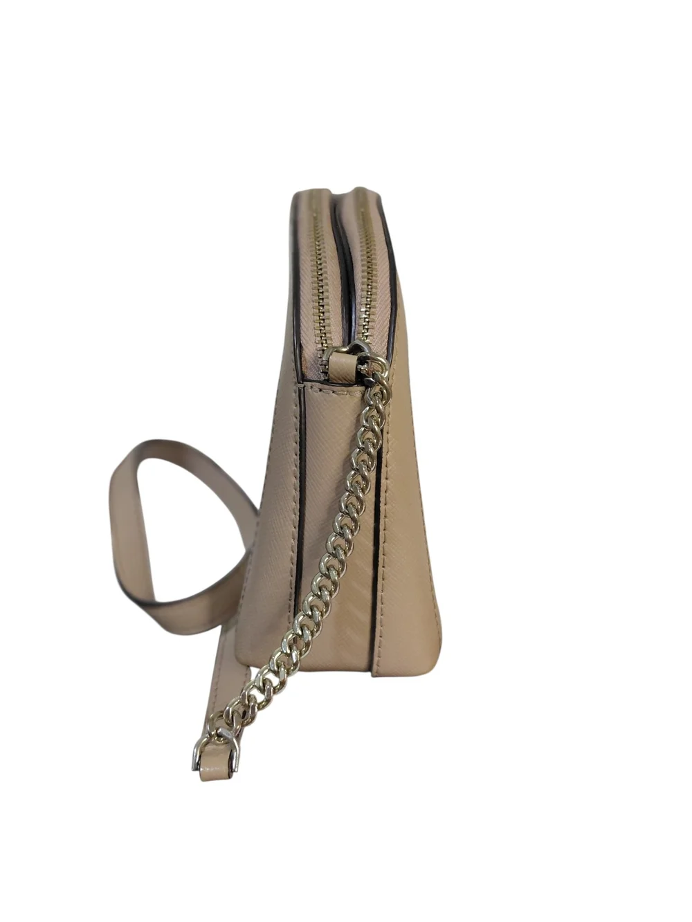 kate spade New York Spencer Double Zip Cream & Tan Crossbody Bag